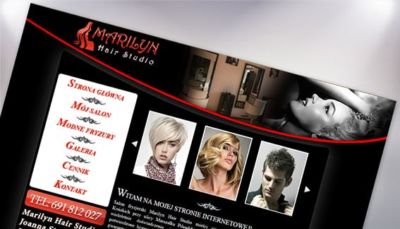 Strona Internetowa Fryzjer Damski Męski Marilyn Hair Studio Końskie