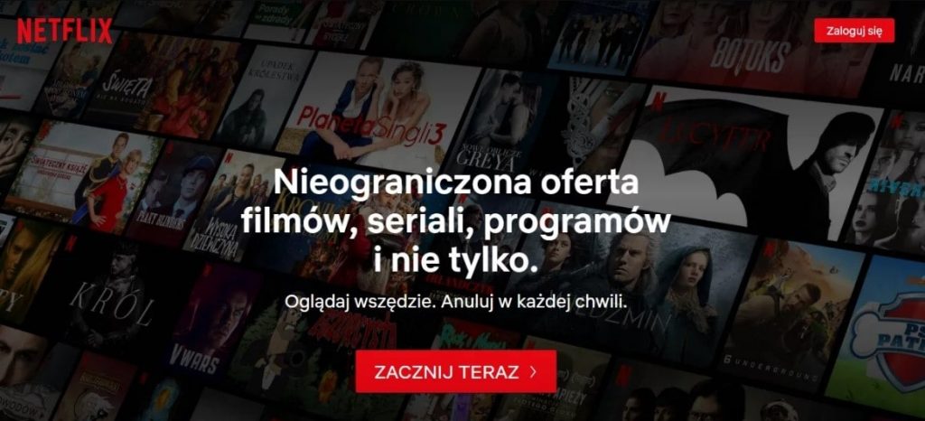 Call To Action Netflix - ZACZNIJ TERAZ