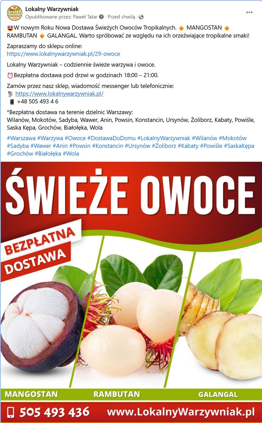 Lokalny Warzywniak Warzywa i Owoce Warszawa